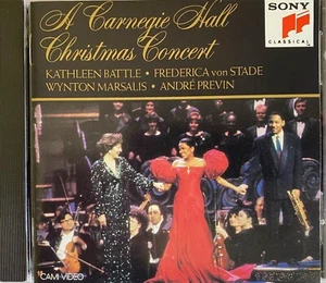 A CARNEGIE HALL CHRISTMAS CONCERT - Battle/Previn/Orch. St Lukes CD AS NEW! Sony - Imagen 1 de 2