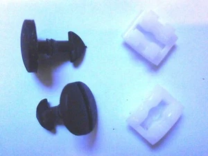 DYR500010 + DYF500010 2 Pairs of Trim & Bumper Towbar Cover Clips  - Picture 1 of 7