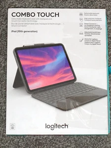 Logitech Combo Touch Funda con Teclado Desmontable para iPad 10ª Generación - Gris Oxford - Imagen 1 de 15