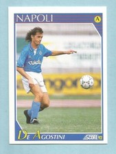 1992 Score Italian Soccer Stefano De Agostini #194 Napoli MINT!