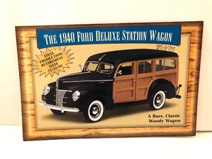DANBURY MINT BROCHURE 1940 FORD DELUXE STATION WAGON *** BROCHURE ONLY*** - Picture 1 of 3