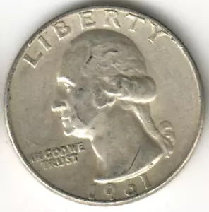 USA - 1961D - Washington ¼ $ - Silver Eagle - #16349RG - Picture 1 of 2