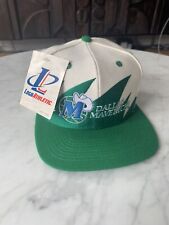 Vintage Logo Athletic Shark Tooth Dallas Mavericks Snapback Hat - New with Tags