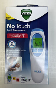 NEW Vicks Forehead No Touch 3-in-1 Thermometer