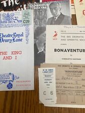 a collection of 20 vintage theatre programmes 1938- mid 50s
