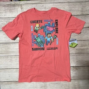 Minecraft Boys T-shirt Size XXL (18). NWT! Short Sleeve Tee. Graphic Print. - Picture 1 of 7