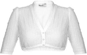 Dirndlbluse Trachtenbluse Damen Trachten Marjo Off Weiß Emma Linda Kurzarm Neu - Bild 1 von 2