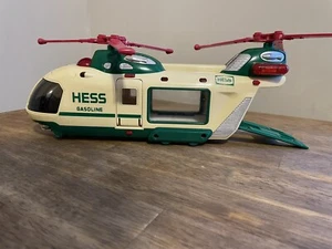 Hess Toy Helicopter Cruiser 2001 Toy Helicopter Green White - Picture 1 of 11