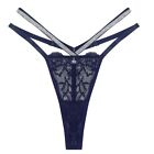 Sexy Lace Panties Lingerie Rhinestone See Through Underwear Low Waist Thongs