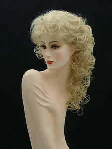 Lange Perücken Romantische Lockenperücke Champagner Blond 21" SE9 - Bild 1 von 2