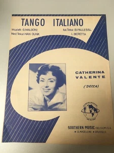 Caterina Valente - Tango Italiano - Noten Vintage Sheet Music - Bild 1 von 3