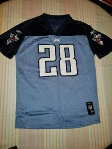 Reebok NFL Players Tennesee Titans Jersey Chris Johnson #28 Youth XL Blue - Picture 1 of 6