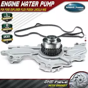 Water Pump for Ford Explorer Fusion Lincoln Continental MKS MKT MKX Mazda 6 CX-9 - Picture 1 of 8