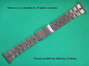 18 19 20 21 22 Mm Solid Strap Rowi Steel On Deployment Buckle Ideal Yema - Picture 1 of 20