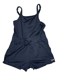 Abercrombie Kids Girls Black Romper Size 5 - 6 Summer Tank Short Jumper - Picture 1 of 7