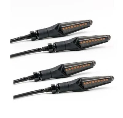 2 Pair of Turn Signals M10 FOR Motorcycle with DC 12V Honda/ Suzuki/ Yamaha/ KTM - Image 1 of 4