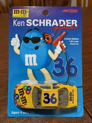 1999 Hot Wheels #36 M&M's NASCAR Ken Schrader Racing Team Promo diecast RARE - Image 1 of 3
