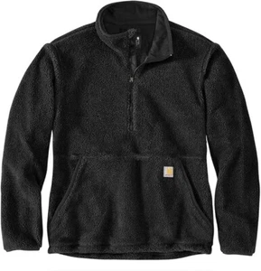 Carhartt Fleece Pullover Mens 1/4 Zip Sweater (Size L) Relaxed Fit Jacket NWT - Picture 1 of 6