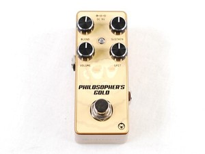 Used Pigtronix Philosopher's Gold Germanium Distortion Guitar Effects Pedal