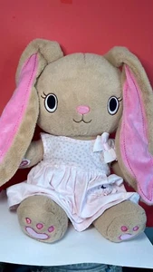 Build A Bear Kabu Pawlette Lop ear Bunny Rabbit plush 17” Pink Dress Easter - Picture 1 of 7