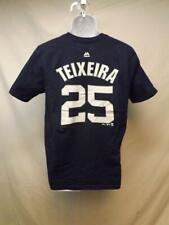 New-Minor Flaw New York Yankees Mark Teixeira Majestic Youth M-XL Blue Shirt
