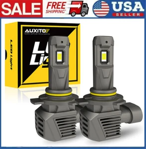 AUXITO 9012 LED High Low Beam Headlight Bulbs SUPER BRIGHT 30000LM CANBUS KIT 2X - Picture 1 of 21