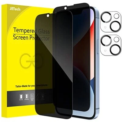 JETech Privacy Full Coverage Screen Protector for iPhone 14 Plus 6.7-Inch with - Image 1 of 4