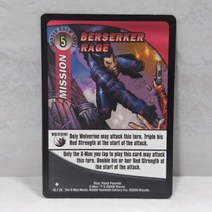 Marvel X-Men #42 Mission Berserker Rage Trading Card WOTC 2000 TCG CCG - Picture 1 of 2