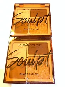 2er Set KleanColor Sculpt Shade & Glow Lidschatten Espacio Shade kostenloser Versand #264 - Bild 1 von 3