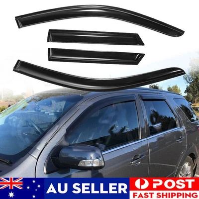 Weather Shields Window Door Visor Weathershield Fit Ford Territory 2004-2016 - image 1 of 4