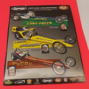 VRHTF NHRA VINTAGE "DYNAMAT" TOURING VINTAGE DRAGSTERS HAND OUT - Picture 1 of 2