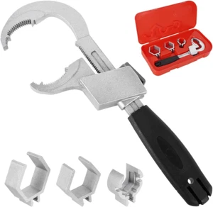 Multifunction Adjustable Double-ended Wrench Bathroom Water Pipe Spanners Tool - Picture 1 of 17