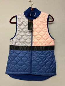 Nike Aerolayer Women’s Running Vest BV3869-697 Void/Atmosphere Grey-Size Small - Picture 1 of 4