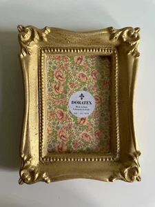 Italian Florentine Doratex Italy Frame Vintage 4 x 6 inch photo Gold - Picture 1 of 4