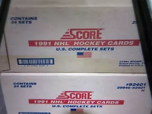 1991 Score USA Hockey Factory Set Case of 24 - Picture 1 of 1