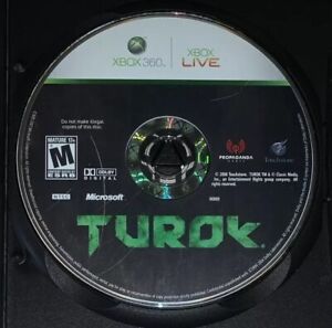 Turok (Microsoft Xbox 360, 2008) Disc Only.  Tested.