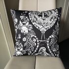 Emma J Shipley Silverback Charcoal Cotton Cushion cover. Handmade and gorgeous B