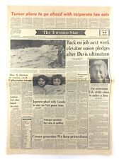 Vintage March 24 1977 Toronto Star Front Page Newspaper Fool Canadians K655