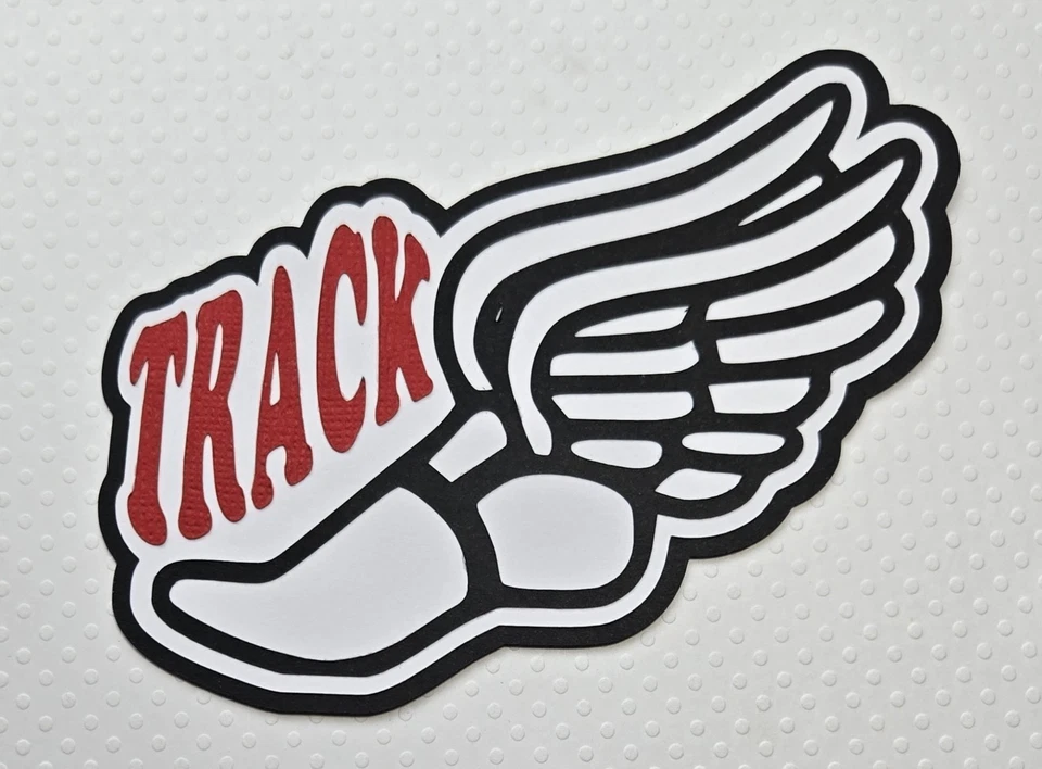 Título de la pista. Álbum de recortes, piezas de papel para hacer tarjetas Foto 1 de 1