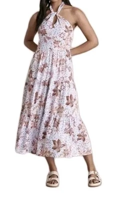 Size 14 Halter Neck Dress - Backless Style Dress - Keyhole Detail Sundress - NEW - image 1 of 4