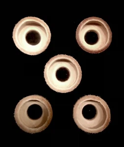 Five (5) Handmade Leather Pump Cups - Fits Coleman (part 216-5091 Replacement) - Picture 1 of 6