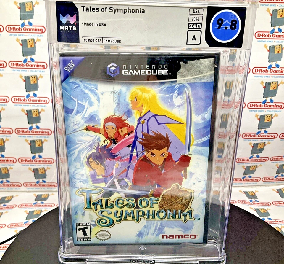 Tales of Symphonia New Sealed VGA WATA CGC Gamecube NES SNES N64 Black Label US - Image 1 of 4