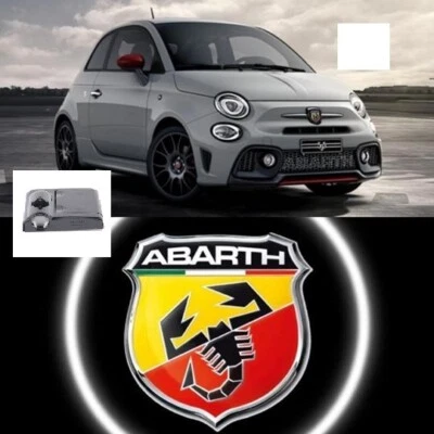 ✅✅ LED SOTTOPORTA SOTTO PORTA PER TUTTE AUTO CON LOGO ABARTH BATTERIA FACILI - Immagine 1 di 4