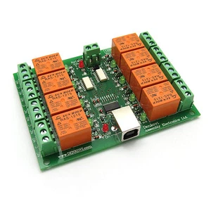 Módulo de relé USB ocho (8), placa para domótica, 12 V, optoaislado - Imagen 1 de 5