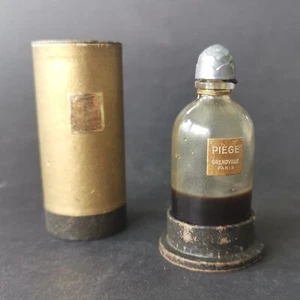 Grenoville, RARE Petit flacon ancien "Piège" (avec son étiquette et sa boîte) - Picture 1 of 11