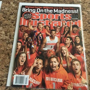 Michael Carter-Williams Signed Sports Illustrated No Label 3/25/13 Syracuse - Picture 1 of 1