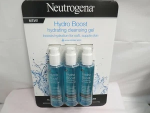 NEU 3ER PACK NEUTROGENA HYDRO BOOST FEUCHTIGKEITSSPENDENDES REINIGUNGSGEL VOLLE GRÖSSE PUMPFLASCHE - Bild 1 von 4