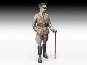 Modelo Real 1/48 Mariscal Italo Balbo Camisas Negras Italianas Líder Segunda Guerra Mundial con Caña 970 - Imagen 1 de 1