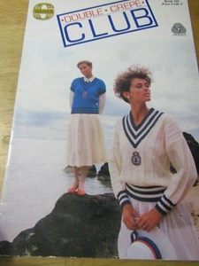 SIRDAR KNITTING PATTERN LEAFLETNO.541 DOUBLE CREPE CLUB - Picture 1 of 6
