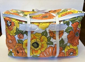 Vintage 1960’s - 1970’s Ice Cooler Vinyl Bag - Picture 1 of 9